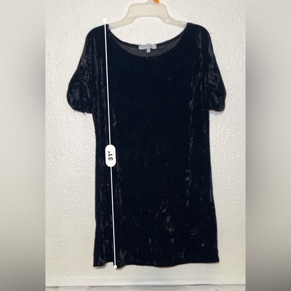 The Vanity Room black crushed velvet short dress size small - Picture 10 of 10